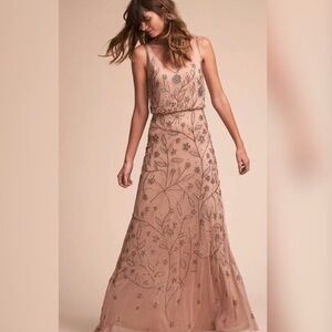 Elegant Floral Embroidered Dress